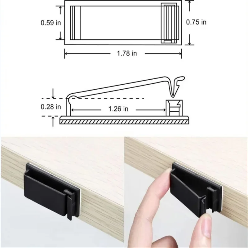Kabelbefestigungsclip, Kabel-Draht-Sortierschnalle, Chassis-Organizer – Bild 3