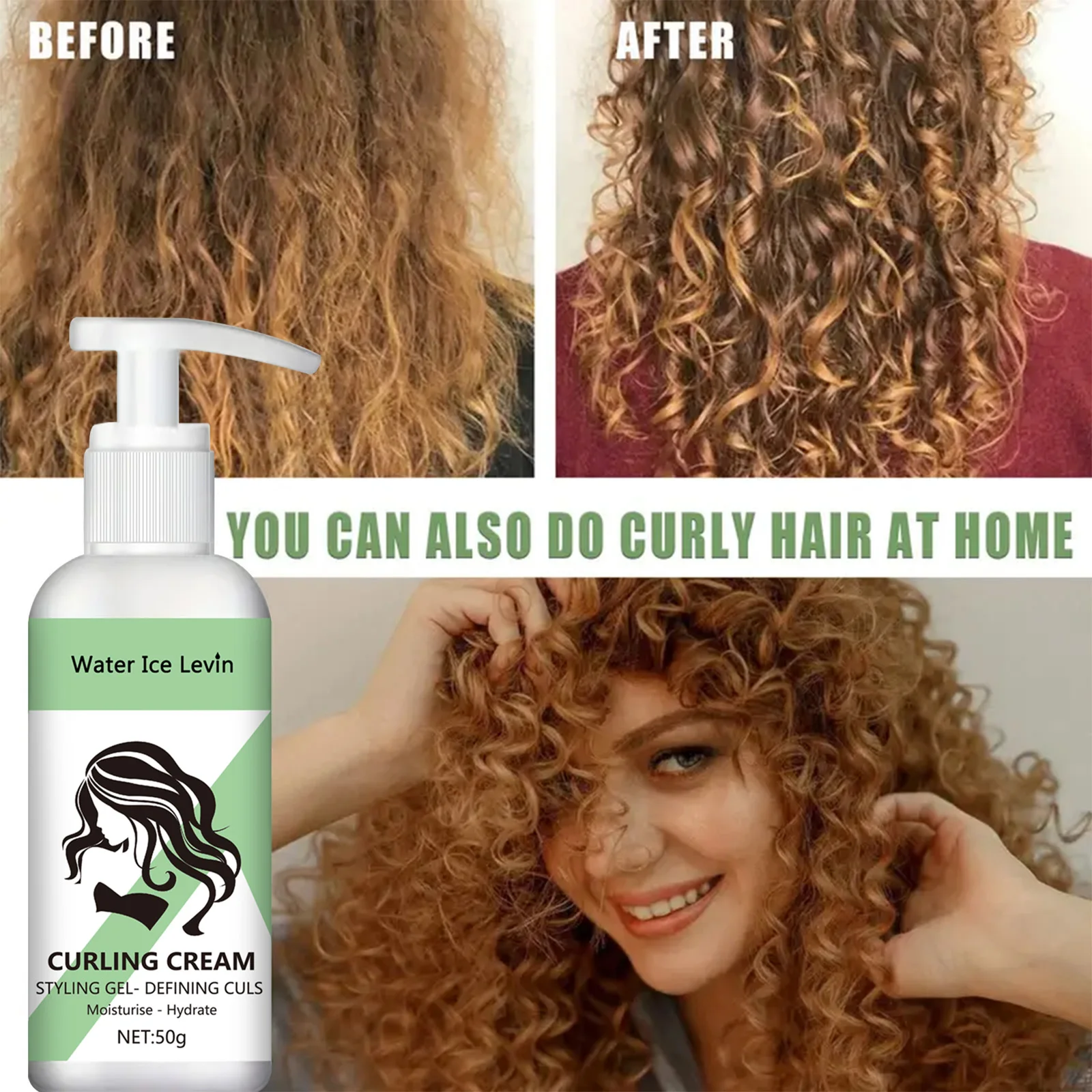 Curly Styling Gel-Lockencreme - Definieren Sie, spenden – Bild 5
