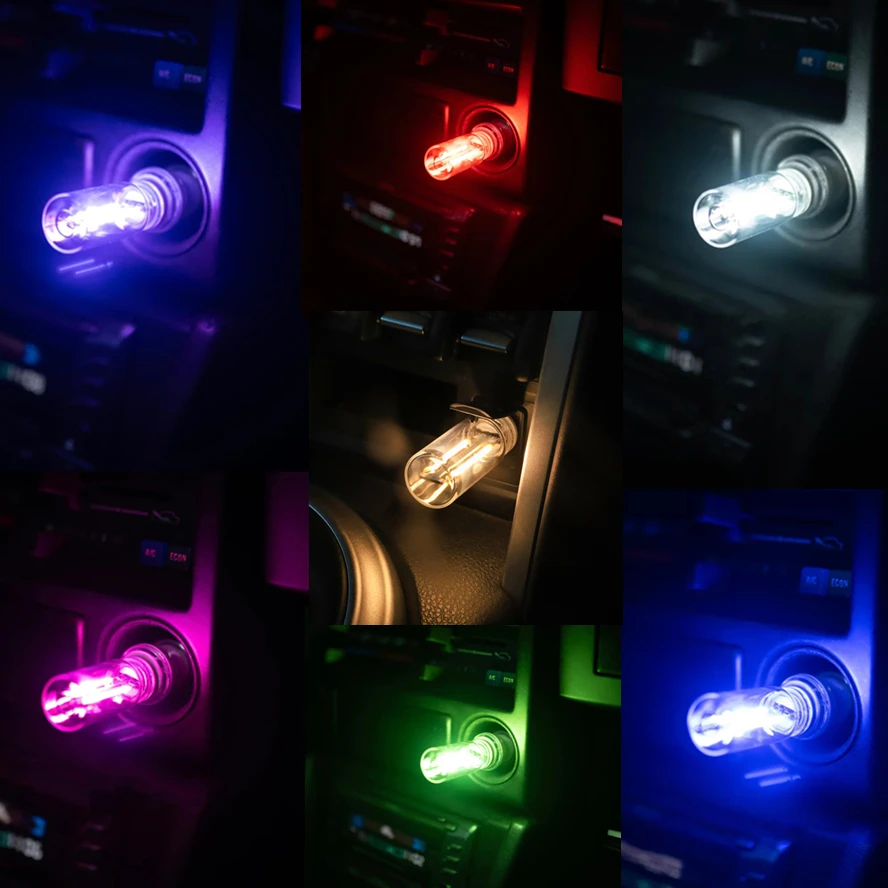 Touch Dimmen USB LED Filament Glas Glühbirne 5V Retro Edison Glühbirne – Bild 2
