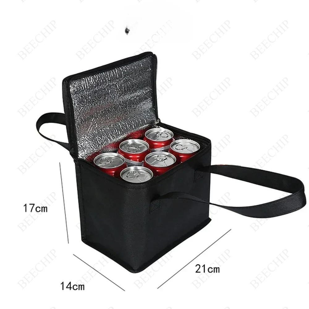 Tragbare Lunch-Kühltasche, faltbare Isoliertasche für Picknick, Eispack, Lebensmittel-Thermotasche