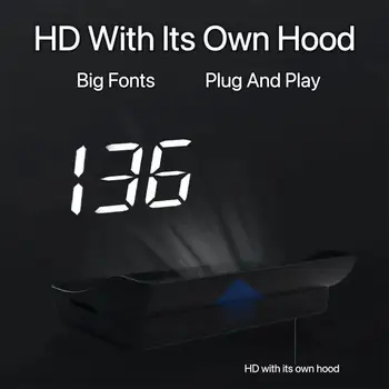 M2 Head Up Display Auto Universal Tachometer KMH/MPH HUD USB Kabel Plug & Play GPS & Beidou Dual Satellite