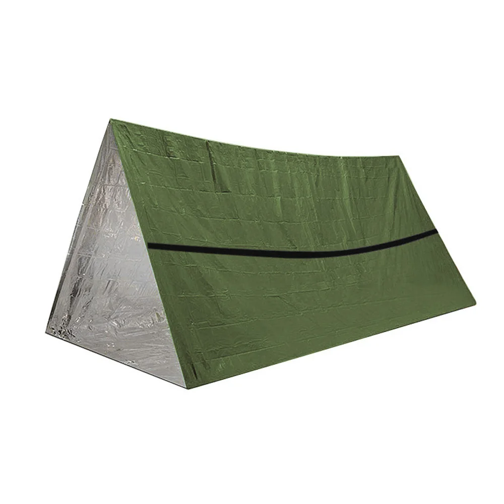2-Personen-Notfallzelt, wasserdicht, für Camping, Reisen, Pergola, Familienkampagne, Haus, Touristenzelte