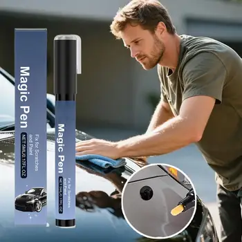 Magischer Auto-Kratzer-Entferner-Stift 2-in-1 Autolack-Reparatur-Pflegestift Schnelle Behebung kleiner Kratzer