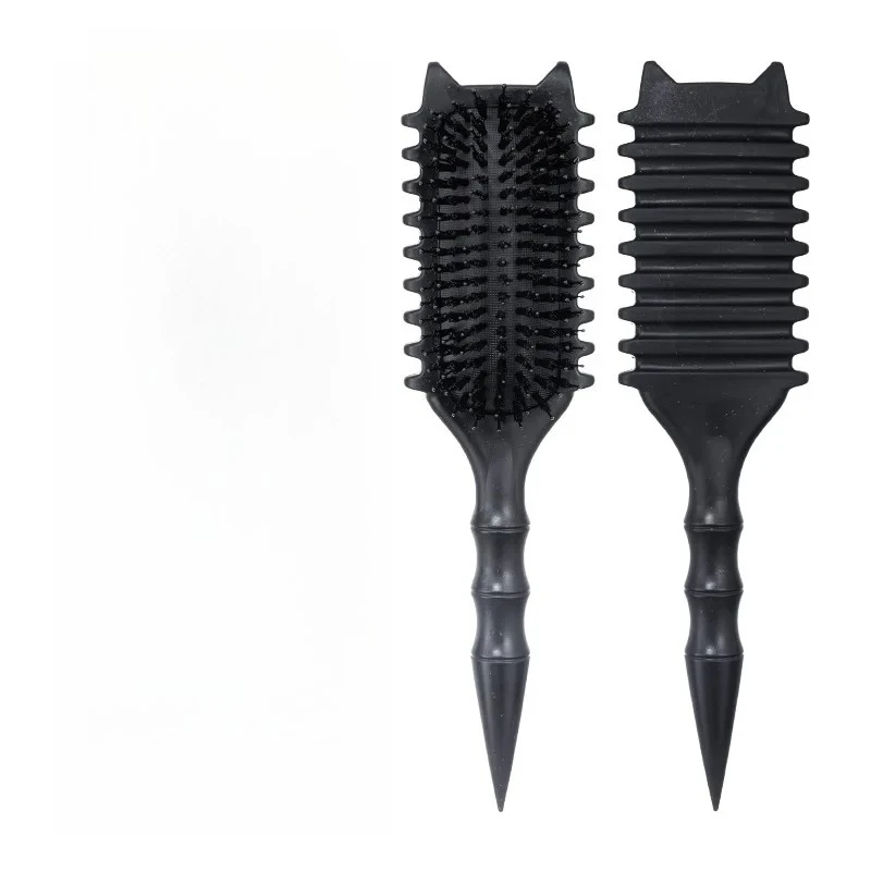 WANMEI Salon Styling Lockiges Haar Styling Pinsel Locken Haar Pinsel zum Kämmen und Formen Locken Reduzieren
