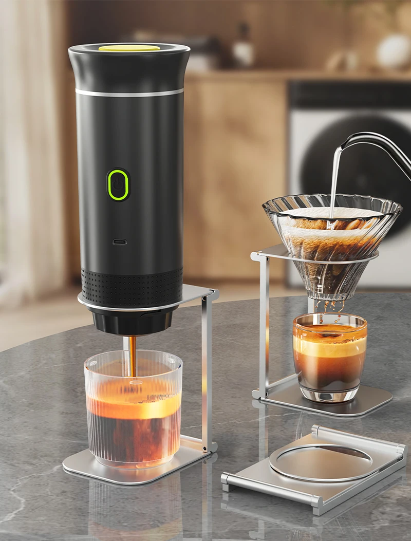 Faltbare Kaffee Tropf Halter Aluminium Legierung Unterstützung Stehen – Bild 2