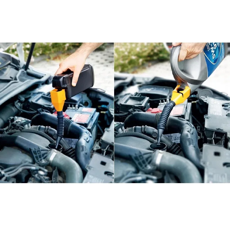 Kunststoff Auto Motorrad Tanken Benzin Motor Öl Trichter Filter – Bild 5