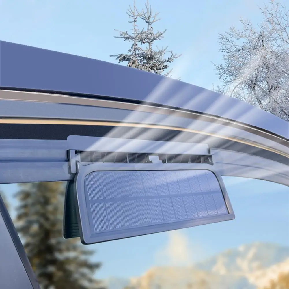Solarbetriebener Auto-Kühler-Lüfter mit 3 Luftausläsern, Auto-Fenster-Entlüftungsventilator, USB-betriebener