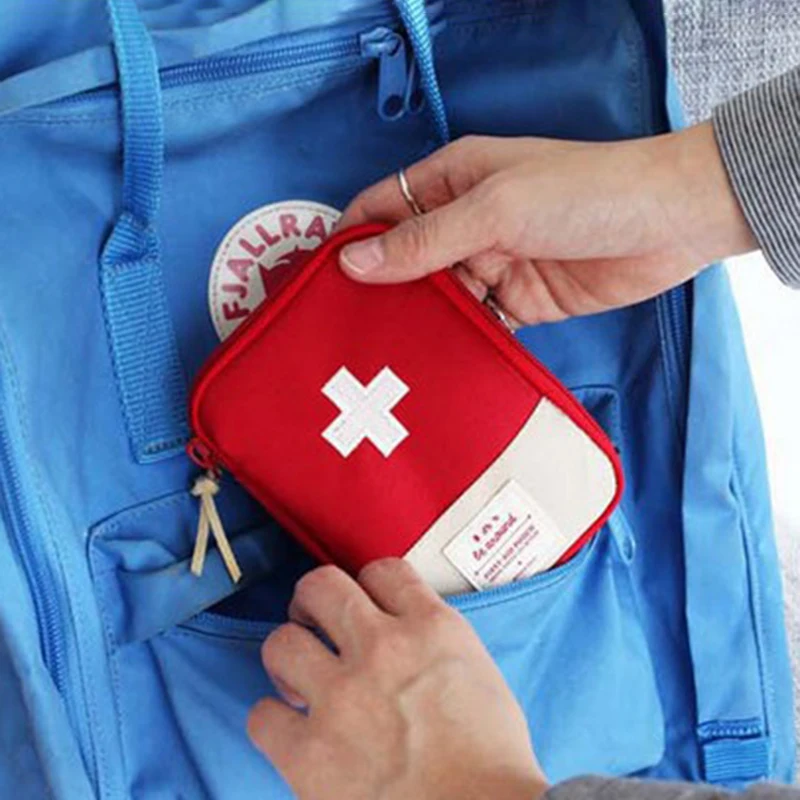 Mini Tragbare Medizin Tasche Reise Erste Hilfe Kit Medizin Tasche – Bild 4
