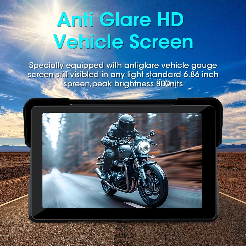Vtopek 5"/7" Zoll Motorrad DVR GPS Navigation Multimedia Player – Bild 6