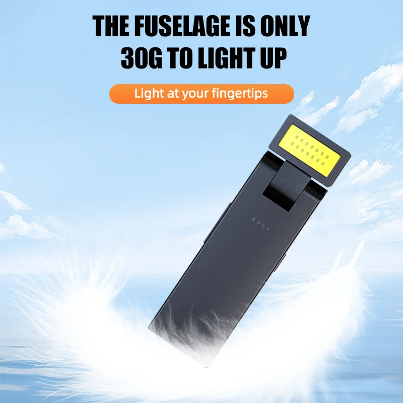 Magnetische Arbeitsleuchte, wiederaufladbare COB-Taschenlampe – Bild 2