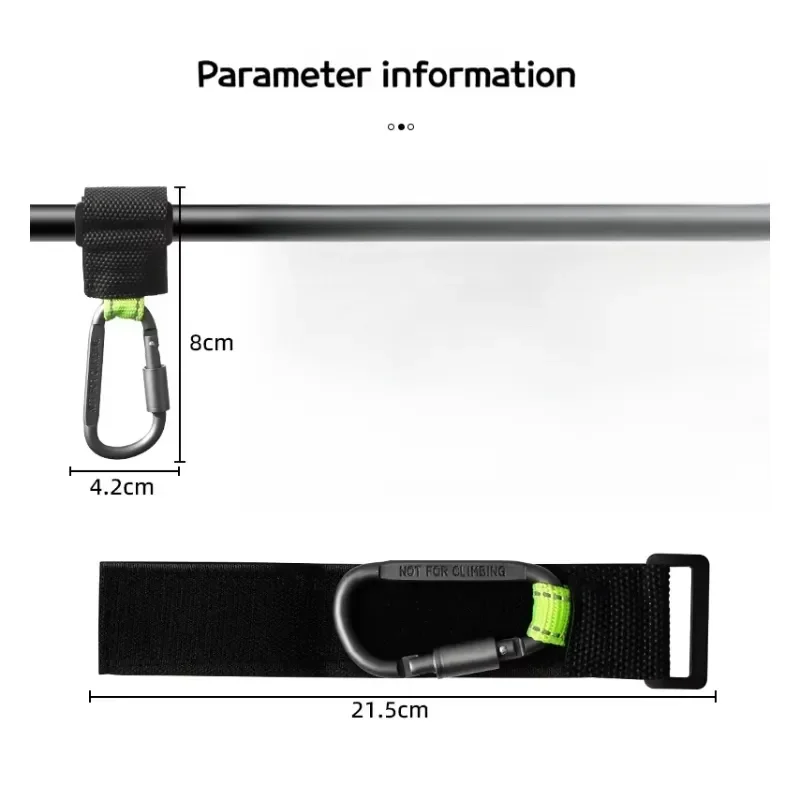 Robuste Haken aus Aluminiumlegierung, multifunktional (2 Stück) – Bild 6