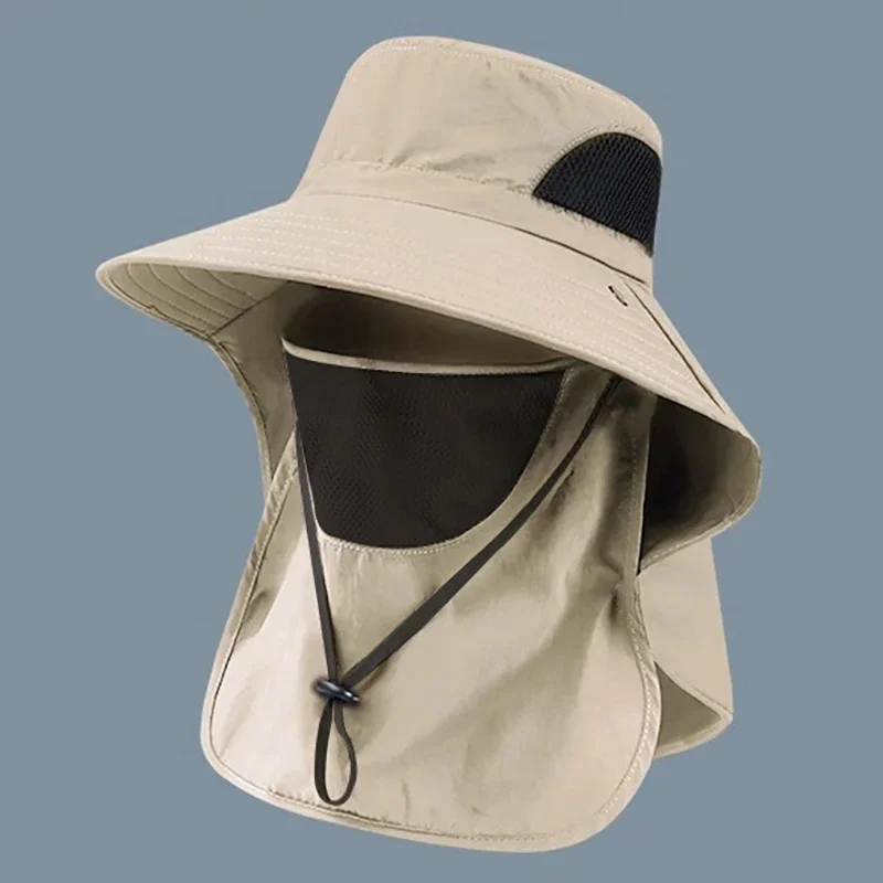 Sommer Sonnenhüte UV Schutz Outdoor Jagd Angeln Kappe Für Männer – Bild 6