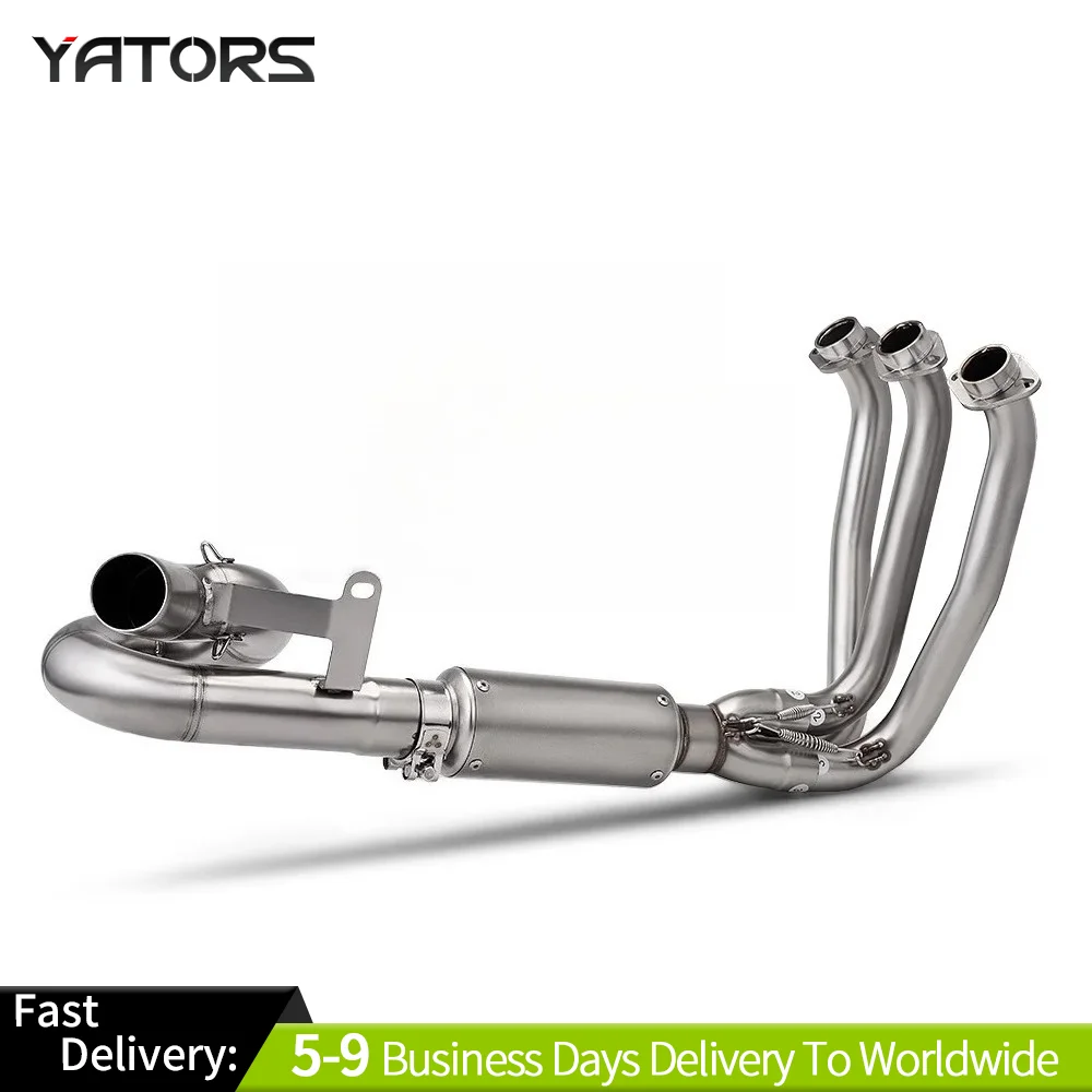 CF-Moto 675SR 675SS Komplettes System 675sr Cfmoto 2024 2025 51mm Slip-On Auspuffanlage Krümmerrohr