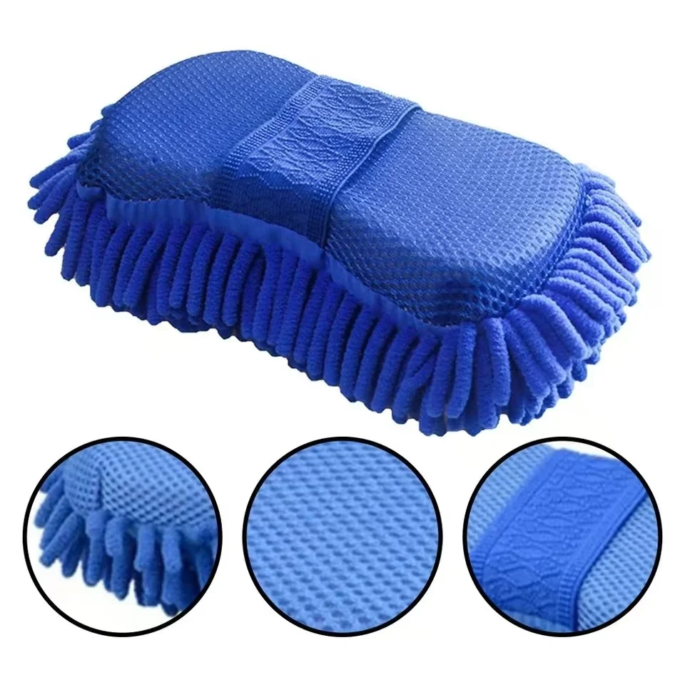 Auto Waschen Handschuh Mikrofaser Chenille Auto Waschen Schwamm Pflege – Bild 5