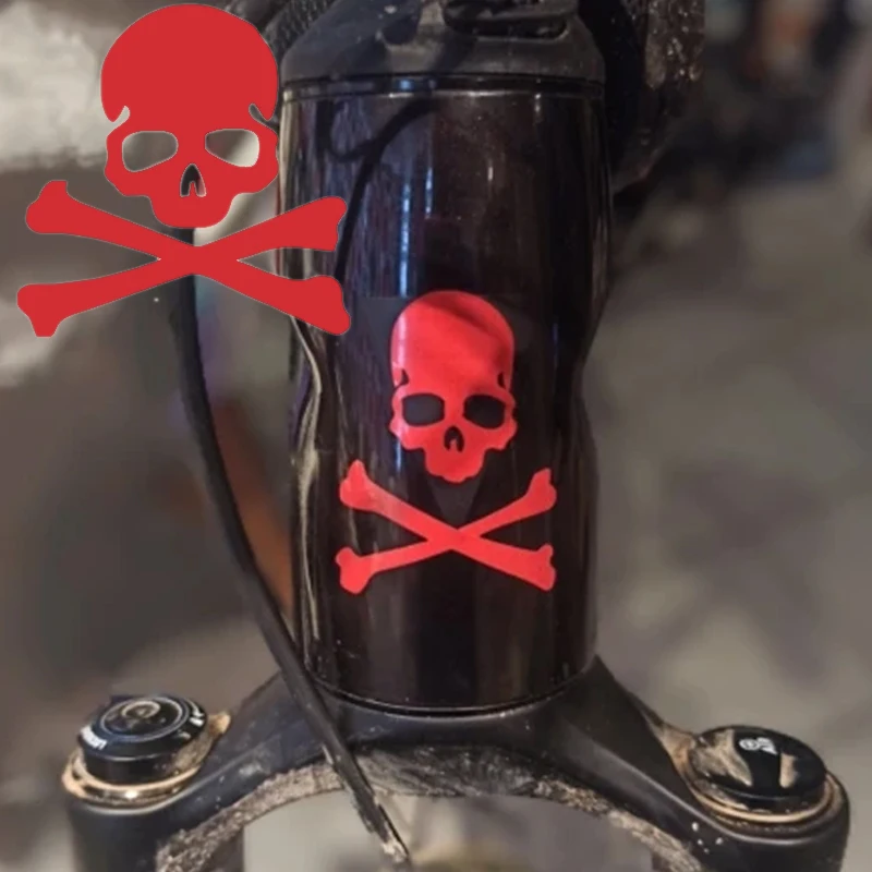 Auto Spiegel Personalisierung Aufkleber Fahrrad Motorrad Fixed Gear Skelett Aufkleber Schädel Mountainbike