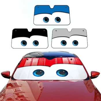 Auto-Sonnenschutz, 4 Farben, Augen, beheizter Windschutzscheiben-Sonnenschutz