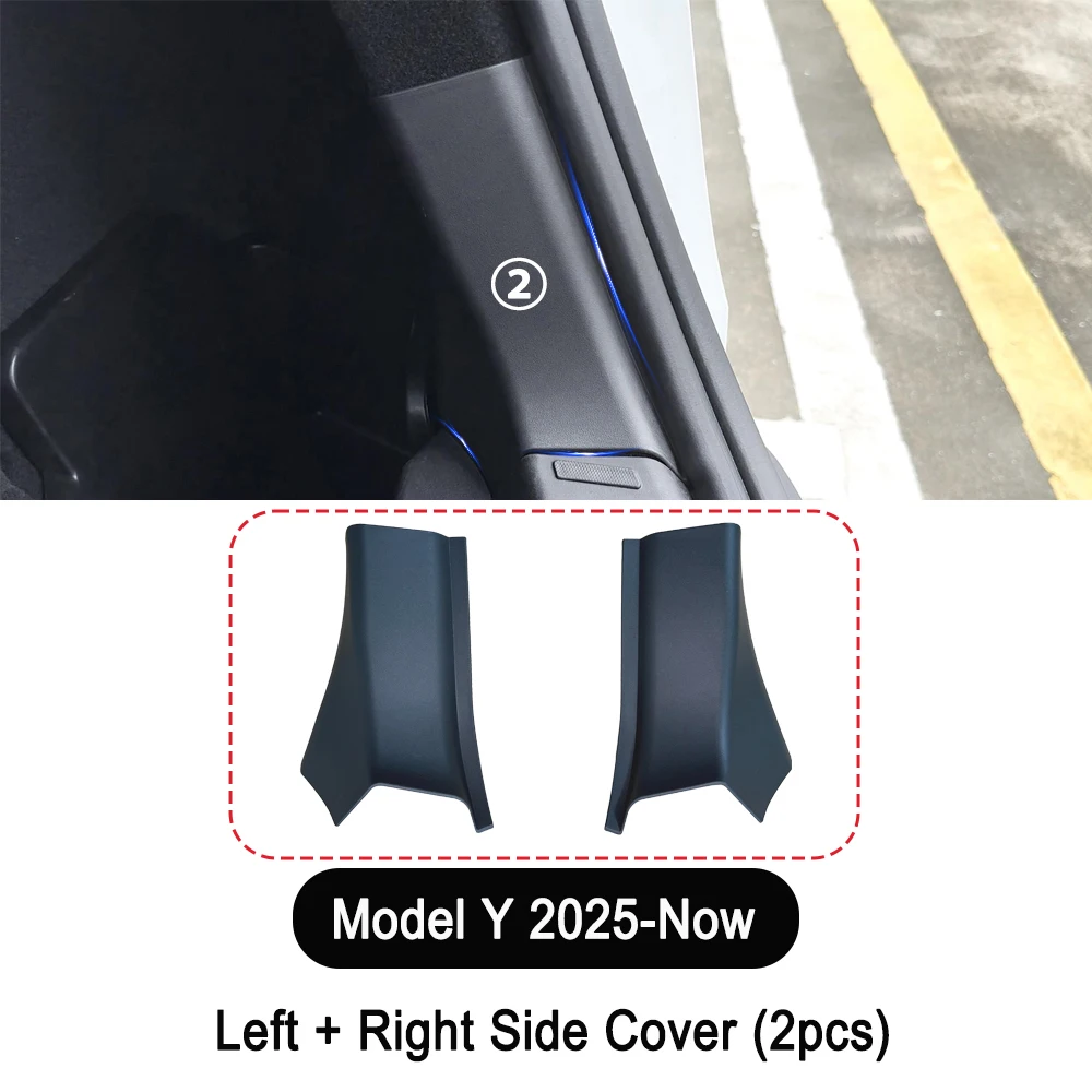 TPE Kofferraum-Einstiegsleistenabdeckung für Tesla Model Y Juniper Launch 2025 2026 Heckstoßstangenschutz