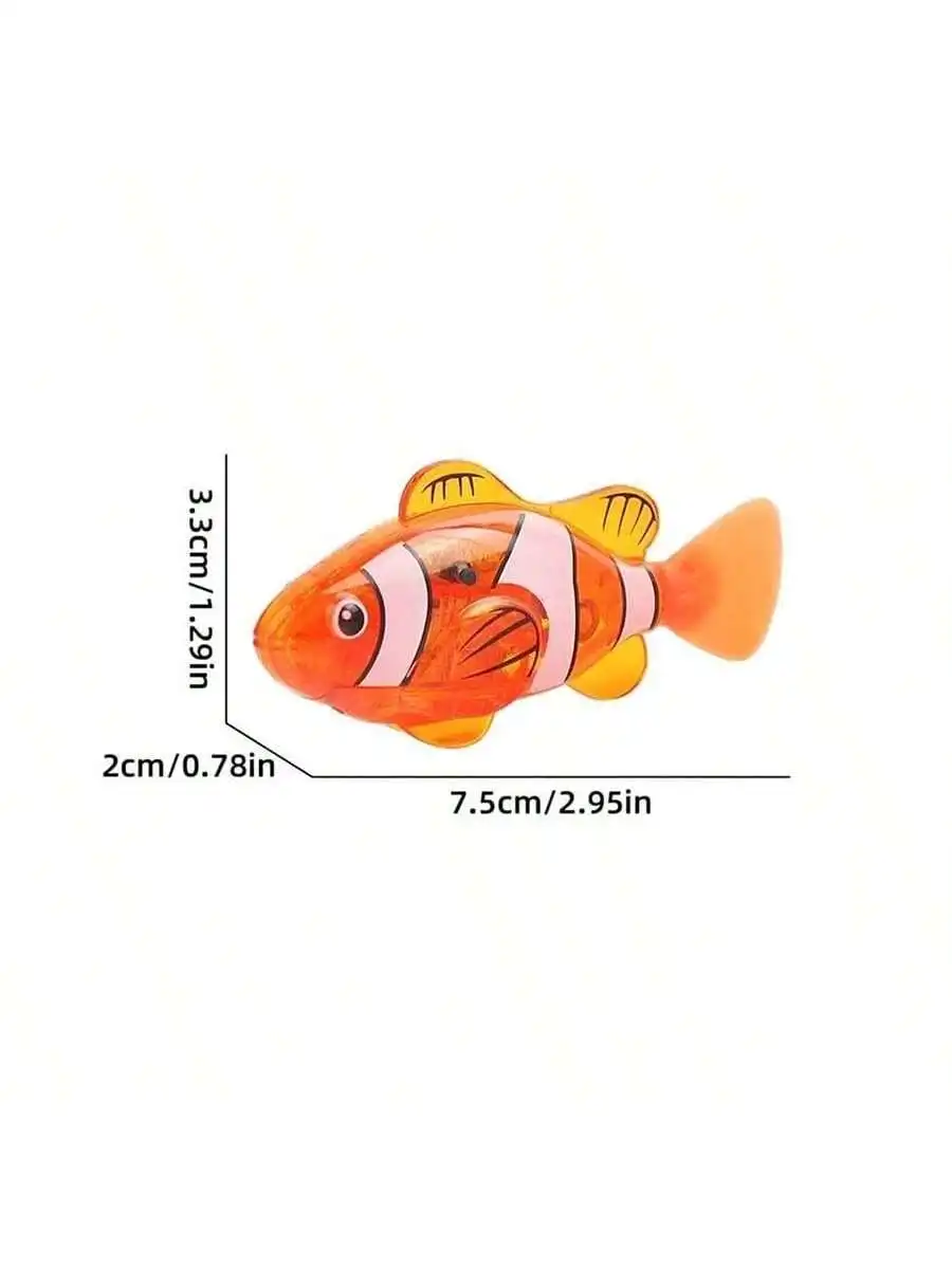 Roboter-Fisch-Spielzeug mit LED-Beleuchtung, Wasseraktivierte – Bild 5