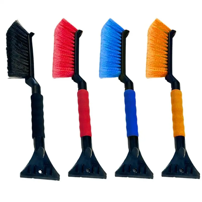 2-in-1-Auto-Schneebürste und Eiskratzer, Auto-Schaber, Schneebürste, ergonomischer Schaumstoffgriff