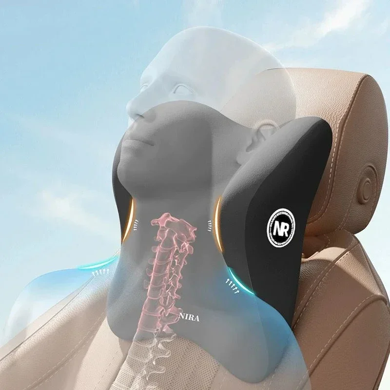 Memory Foam Auto Universal Kopfstütze Lendenkissen Rückenkissen – Bild 4