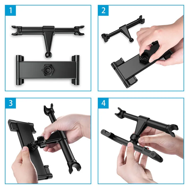 Teleskop Auto Hinten Kissen Telefon Halter Tablet Auto Ständer Sitz – Bild 4