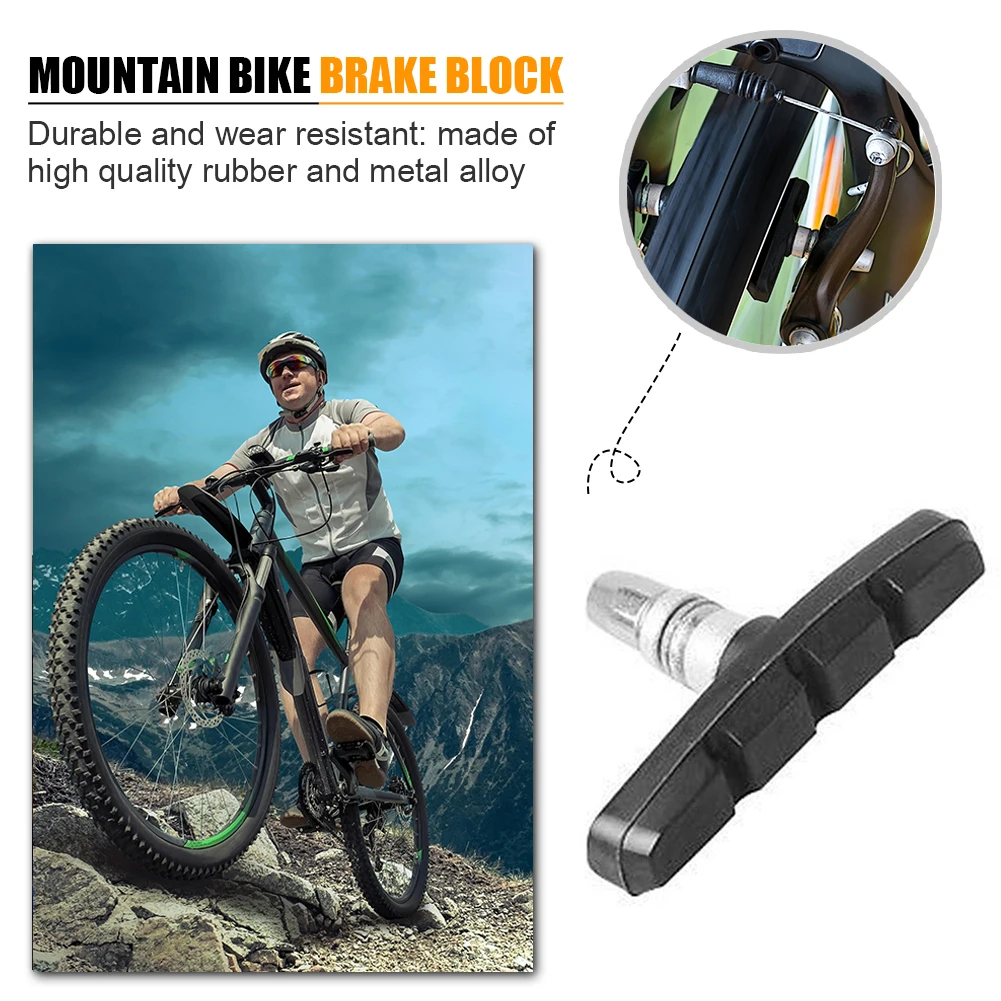 Fahrrad Bremsbeläge Radfahren Fahrrad V Brems Halter Pads Schuhe – Bild 5