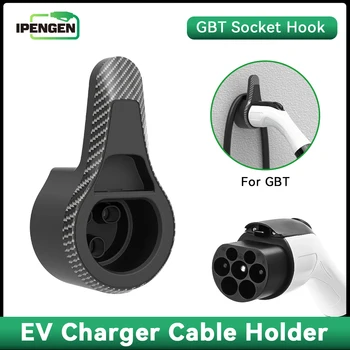 IPENGEN GB/T EV-Ladegeräthalter Wandhalterung Elektroauto-Ladekabel-Organizer Wandhalterung Ladegeräthalter