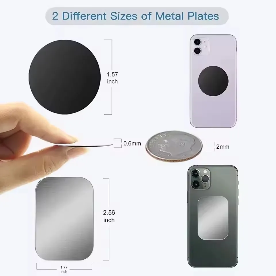 Magnetische Metall Platte Disk Auto Telefon Halter Aufkleber – Bild 3