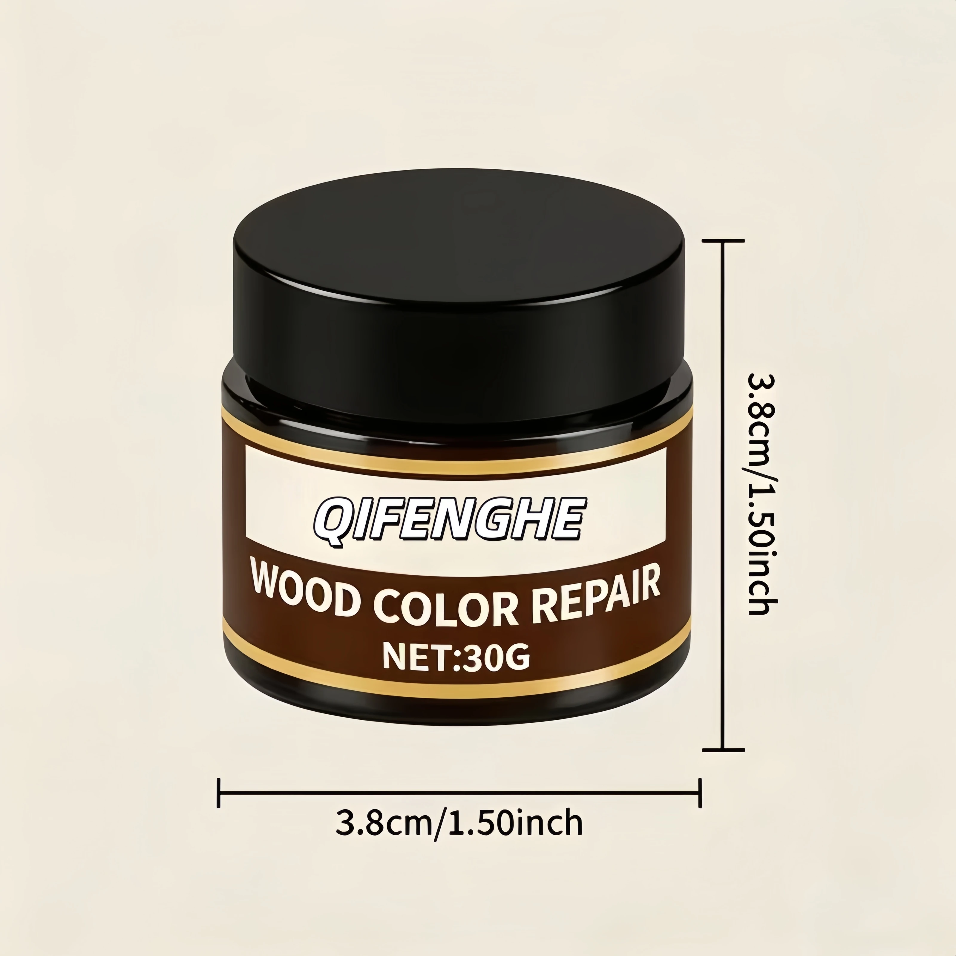 Holzreparaturpaste, Repariert Kratzer und Risse, Stellt die Farbe und Oberfläche von Holzmöbeln wieder her