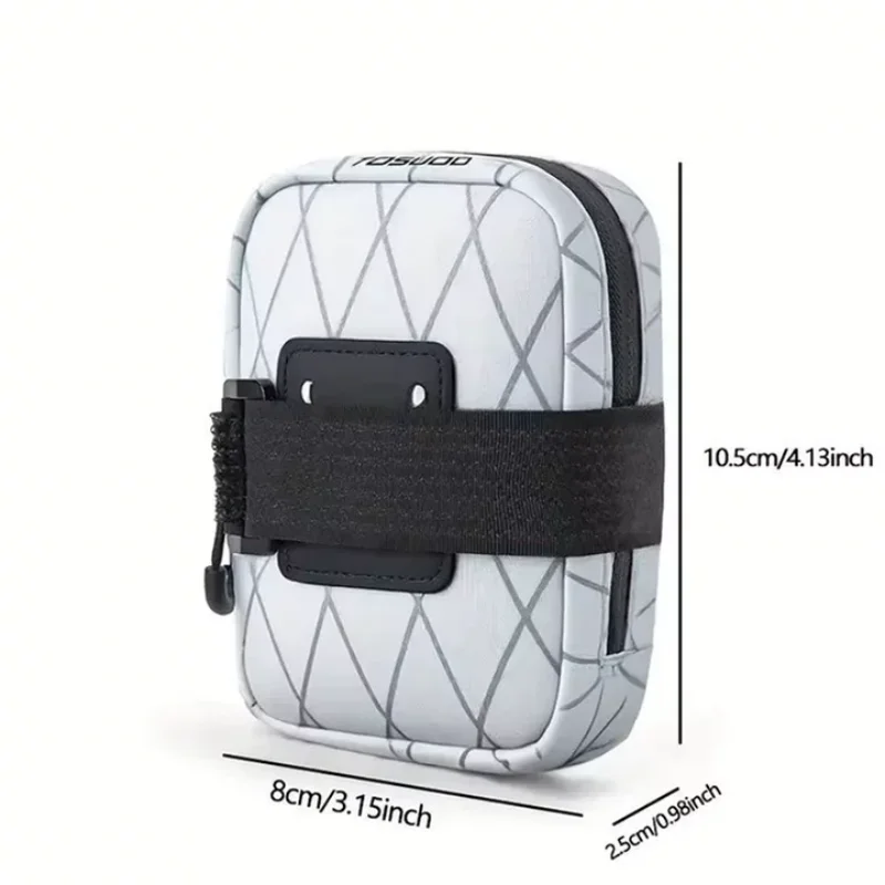 TOSUOD Mini leichte Fahrrad-Hecktasche, tragbare Fahrradaufbewahrung – Bild 6