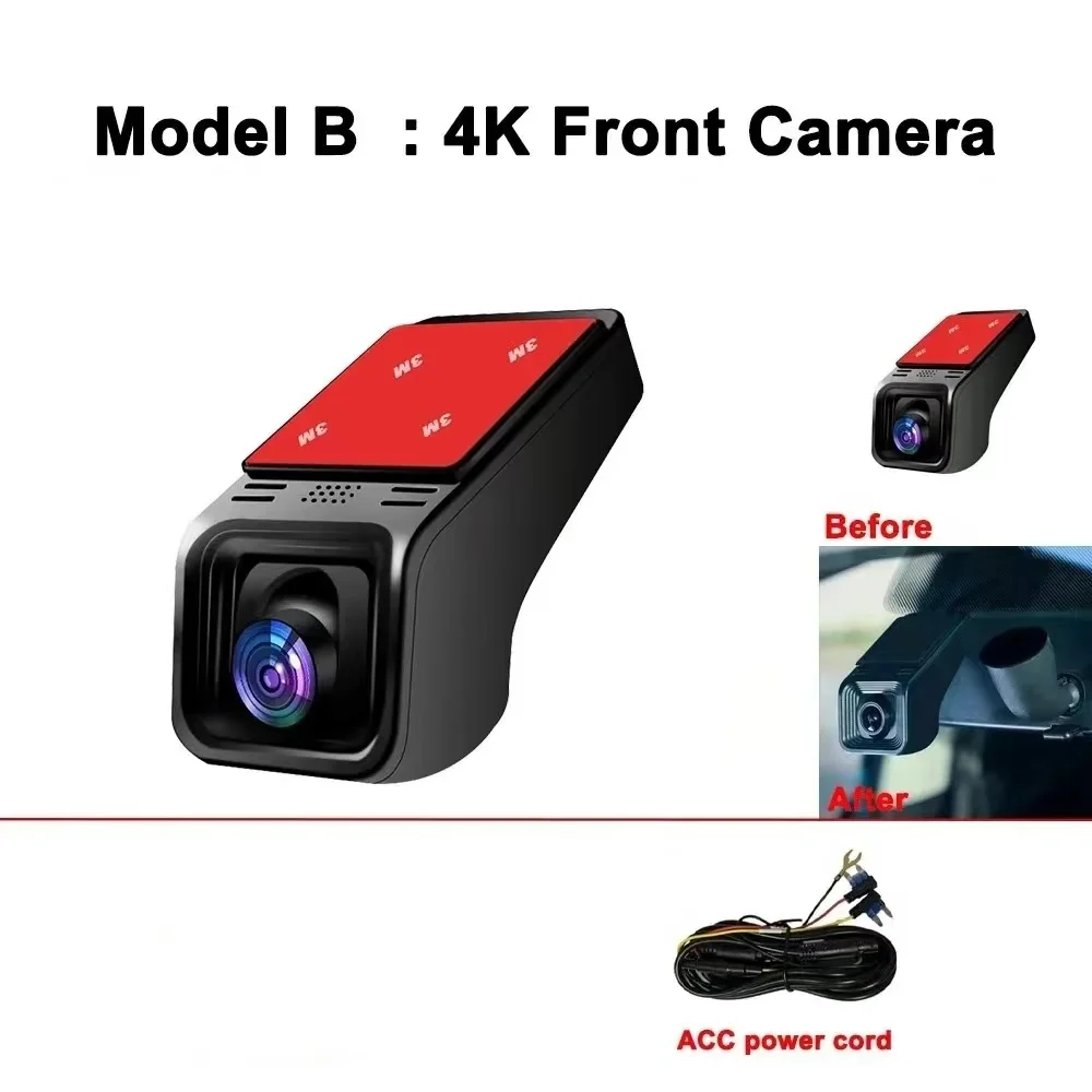 Auto-DVR-Dashcam-Kamera HD 4K 2K 1080P WiFi 24H Parküberwachung – Bild 6