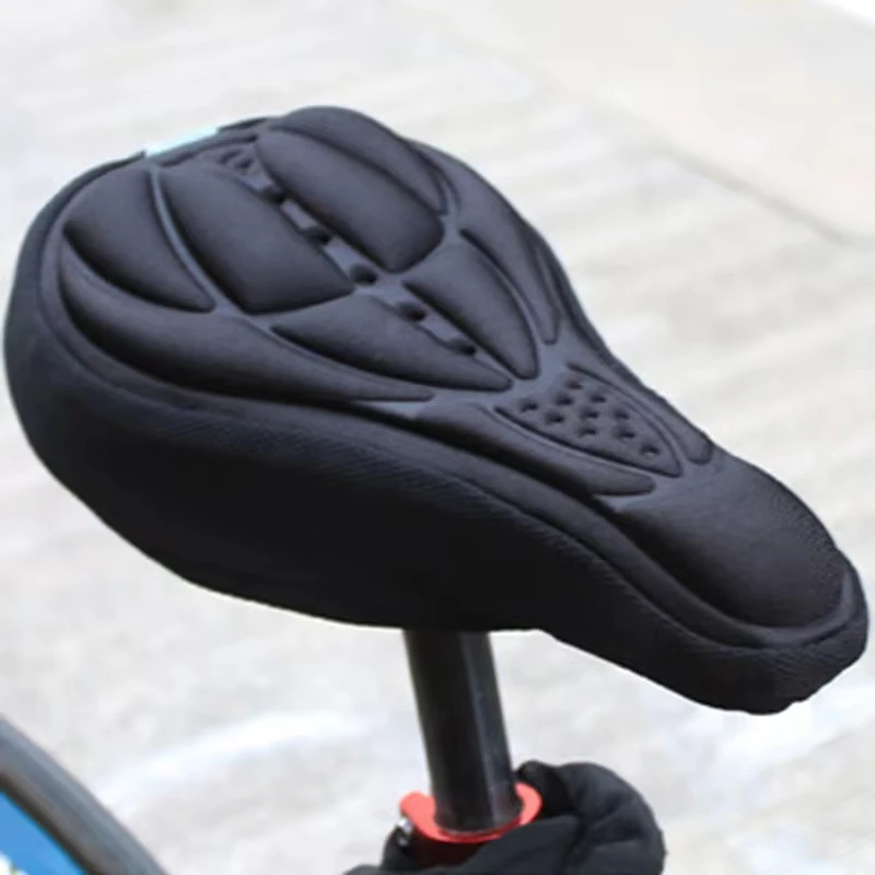 3D-Fahrradsattel: Weicher Sitzbezug, Komfortabler Schaumstoffsitz, Fahrradsattelkissen für Fahrradzubehör
