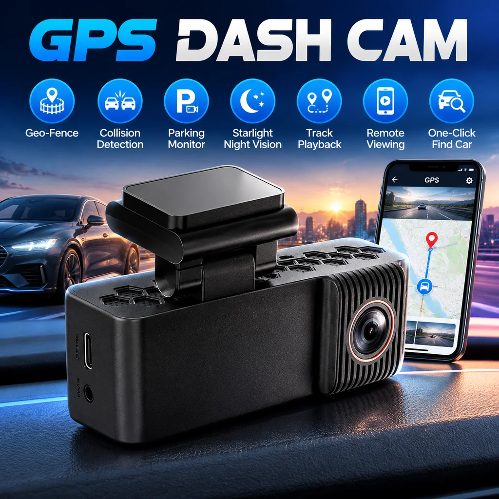 4K-Dashcam mit Parküberwachung, Nachtsicht, intelligenter – Bild 2