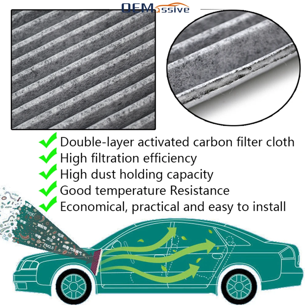 Auto Pollen Kabine Luft Öl Filter Für Audi TT 8J SEAT Leon 1P1 Skoda – Bild 4