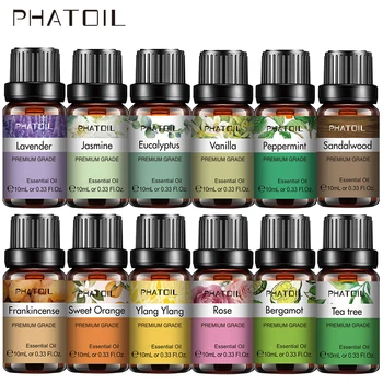 10 ml ätherische Lavendelöle, rein natürlich, für Diffusor, Luftbefeuchter, Aromatherapie