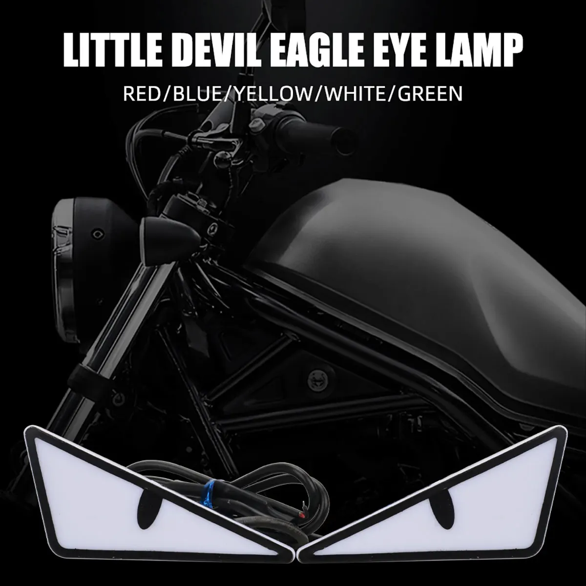 Universal Auto LED Teufel Augen Licht Dämon Augen Scheinwerfer – Bild 2