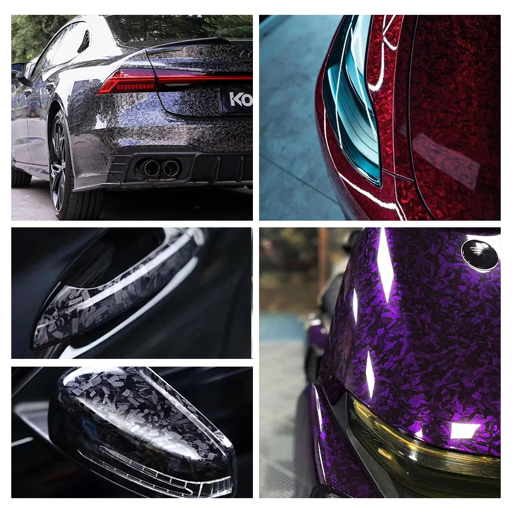 Hochglanz-Rückspiegel-Folierung Auto-Tuning-Aufkleber Auto-Styling – Bild 4