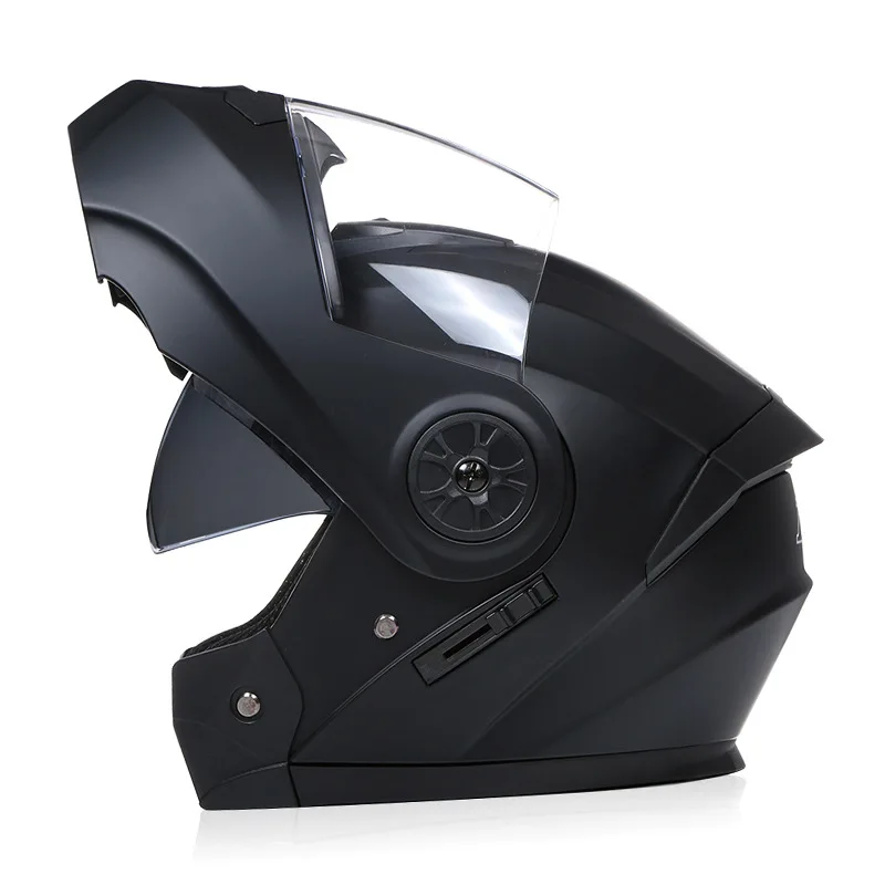 BLD Modular Dual Lens Motorrad Helm Sicherheit Downhill Flip Up Helme Professionelle Motocross Racing Full