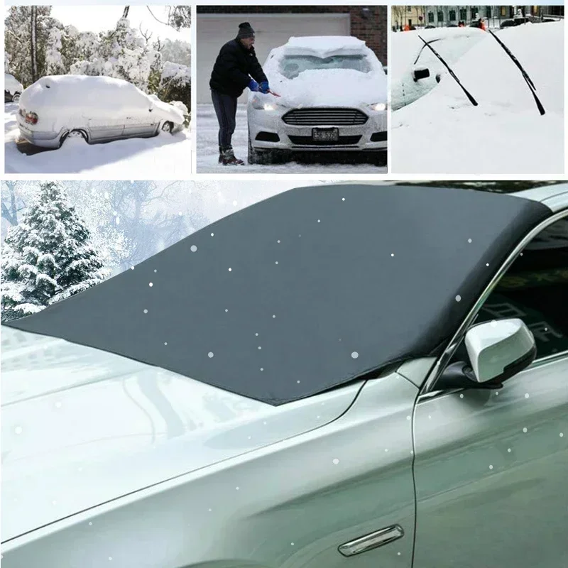 Auto Frontscheibe Schneeschild Frostschild Windschutz Schneeschild – Bild 2