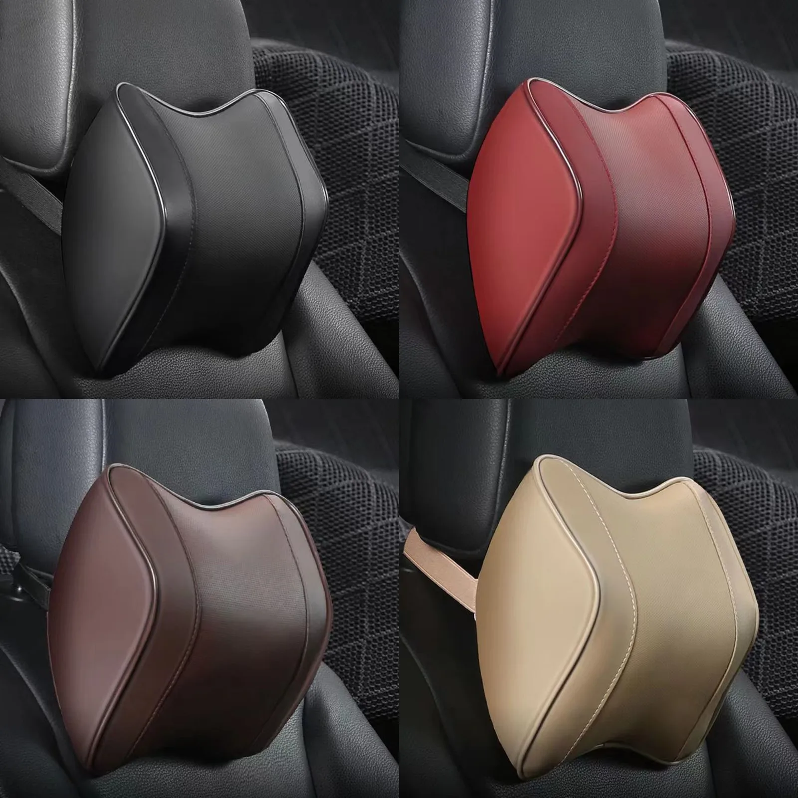 Auto Hals Kopfstütze Kissen auflage Kopfstütze Kissen Auto atmungsaktiv Memory Foam Slow Rebound Guard Auto