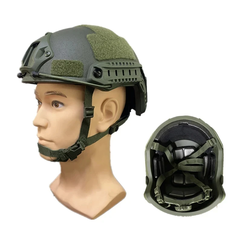 BOOIU Fast MH Taktischer Helm Glasfaserhelm Outdoor-Aktivität Schutztraining Sicherheit Aufrufbekämpfungshelme