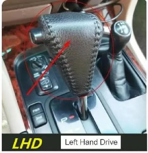 Toyota Land Cruiser LC80 LC100 Auto Schalthebel-Abdeckung aus Leder – Bild 2
