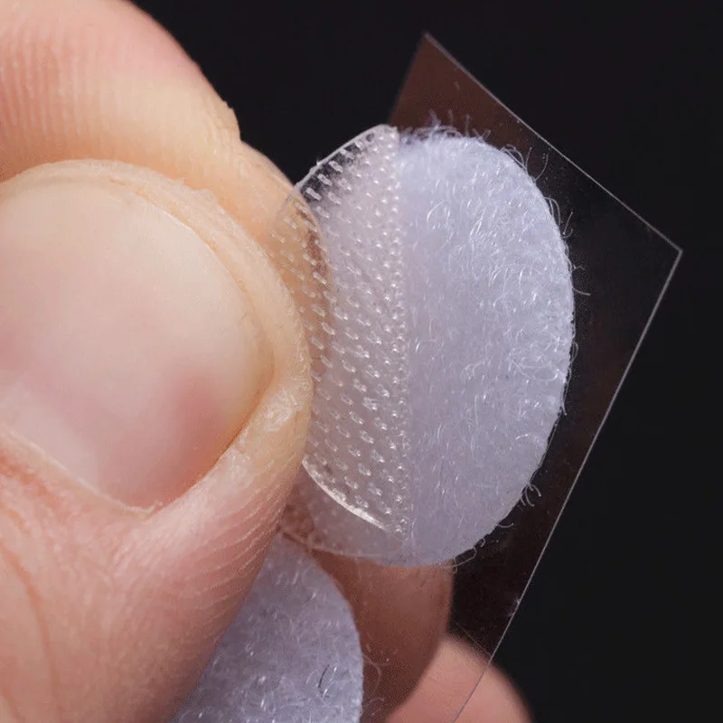 99 Paar 10/15/20 mm transparente, klebrige Punkte, selbstklebendes – Bild 6