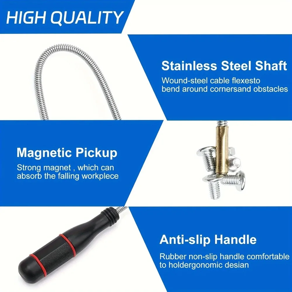 Flexibles magnetisches Aufnahmewerkzeug mit starker Saugstange – Bild 4