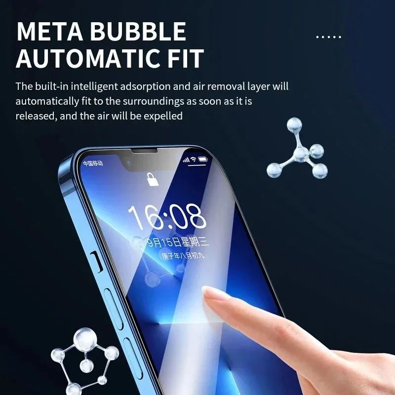 Gehärtetes Glas für iPhone 14 13 12 11 Pro Max (2 Stück) – Bild 2