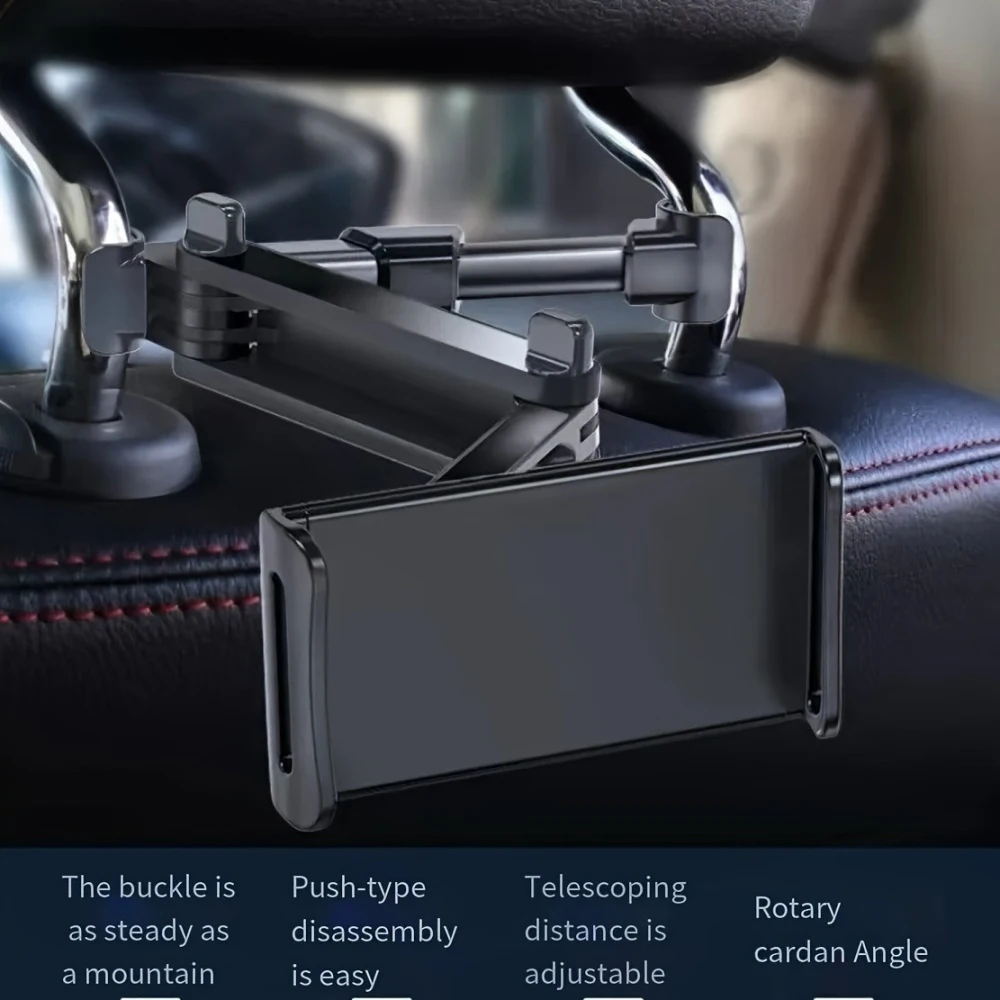 Auto Kopfstütze Tablet Halter Verstellbare Ständer Wiege Für 5-12,9 – Bild 5
