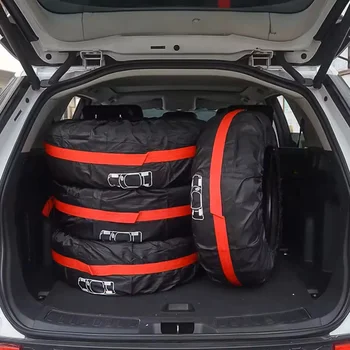 Reifenaufbewahrungstaschen Staubdicht Wasserdicht S/L Universelle Auto-Ersatzradabdeckung Polyester