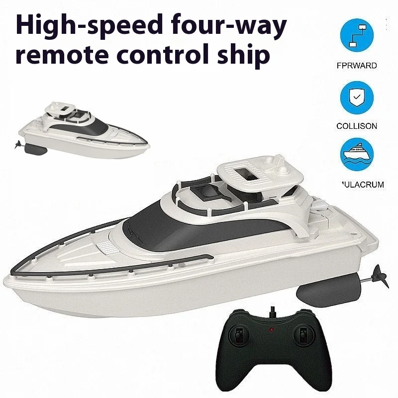 Hochgeschwindigkeits-RC-Bootspielzeug für Jungen, wasserdichtes – Bild 4
