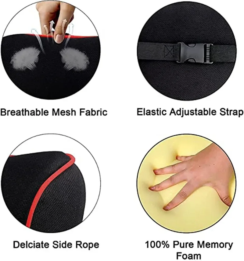 Auto Kopfstütze Nackenkissen Auto Auto Nackenkissen Memory Foam – Bild 5