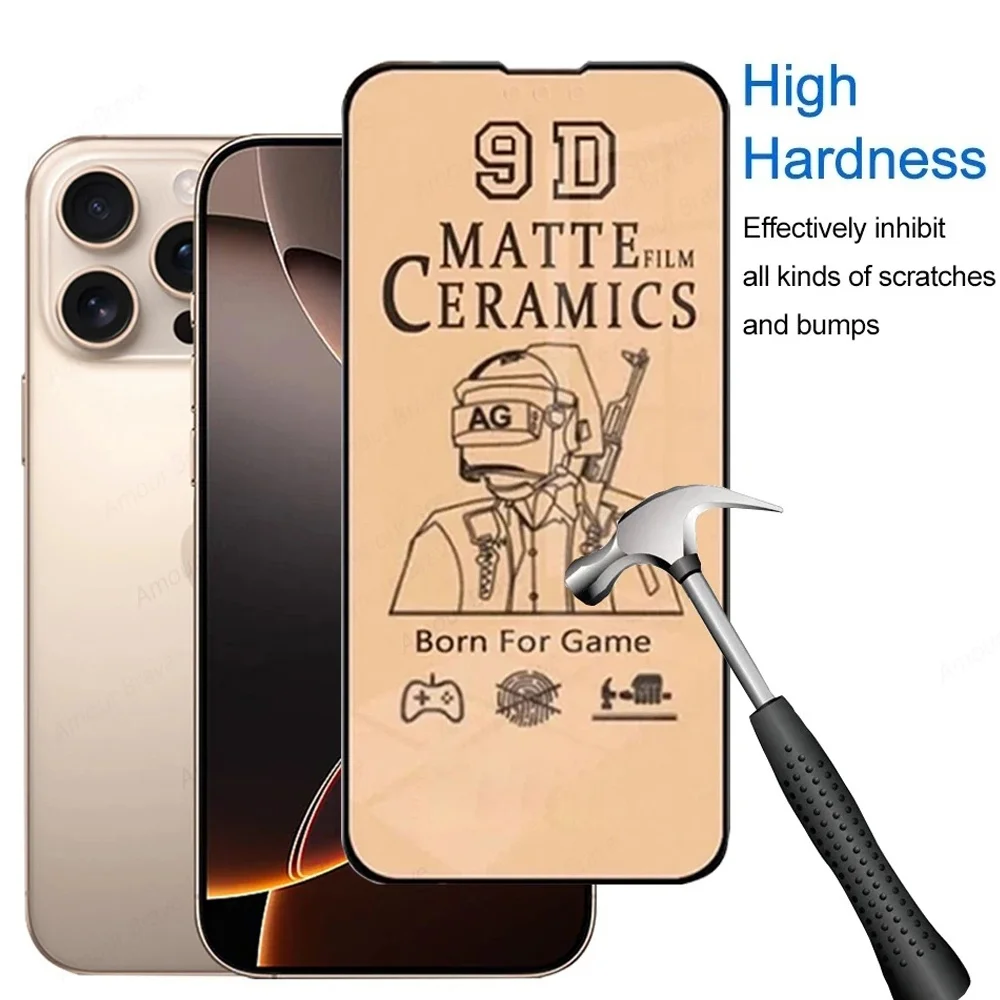 Keramik-Displayschutz für iPhone 17 16 15 14 13 Pro Max matte – Bild 3